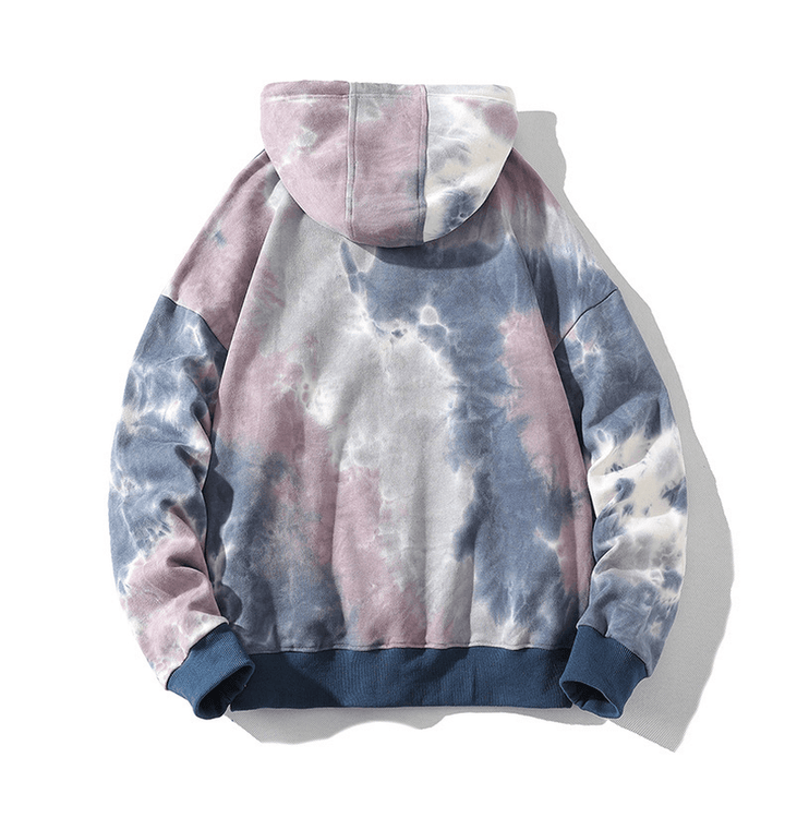 High Gram Hooded Tie Dye Sweatshirt Hip Hop Loose - MRSLM