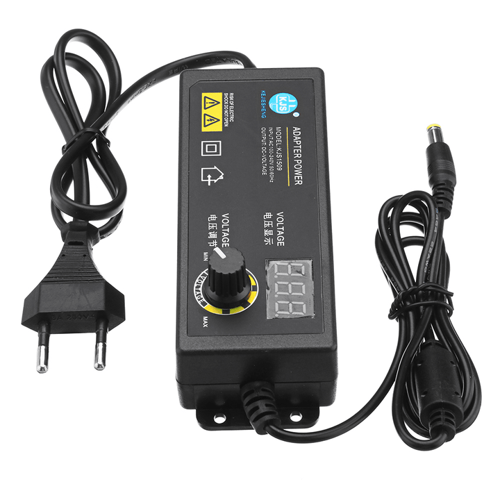 KJS-1509 3-12V 3A Power Adapter Adjustable Voltage Adapter LED Display Switching Power Supply - MRSLM