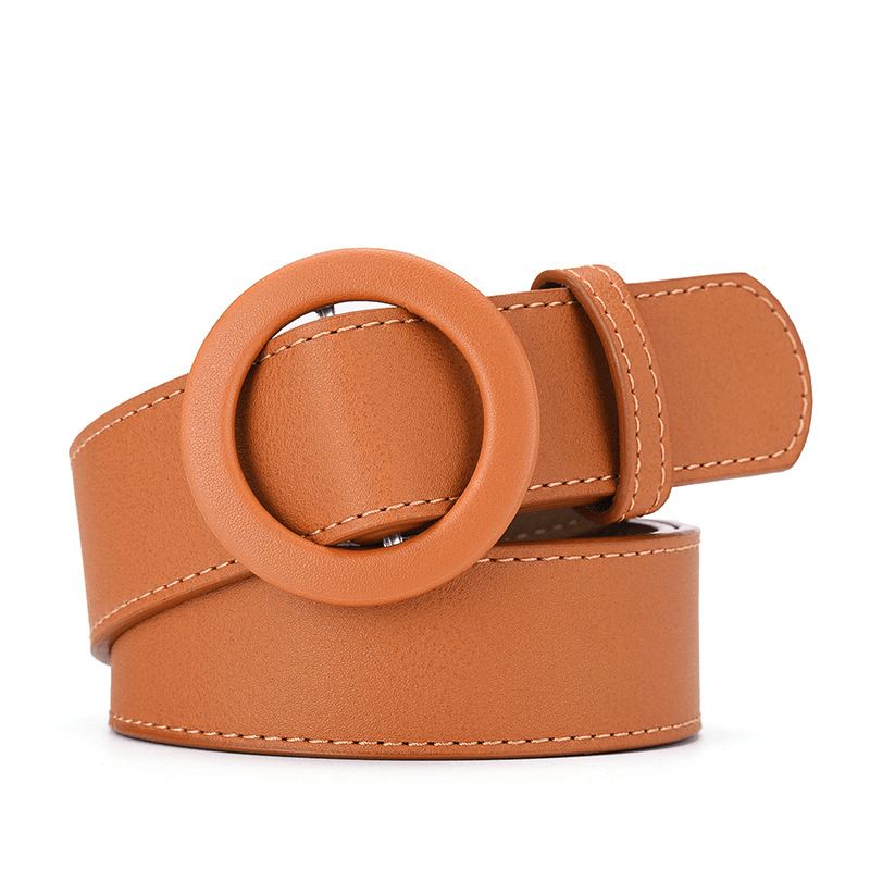 Lady Leather Bag Buckle Belt Korean Edition Fashion - MRSLM