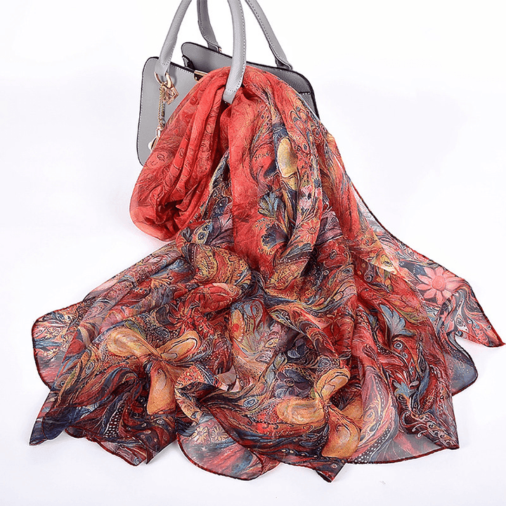 New Style Mulberry Silk Long Silk Scarf - MRSLM