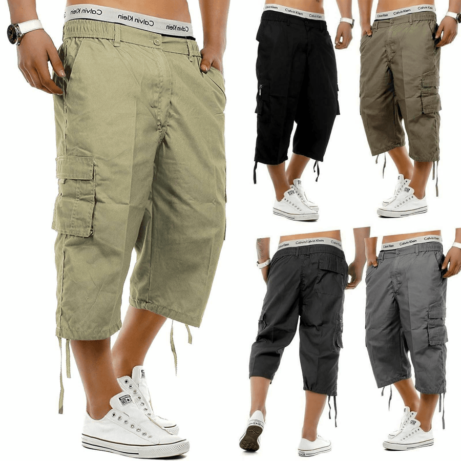 Summer Men'S 7-Point Multi-Pocket Military Pants Cross-Border Men - MRSLM
