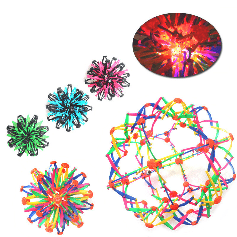 Color Large Telescopic Ball Magic Throwing Plastic Ball - MRSLM