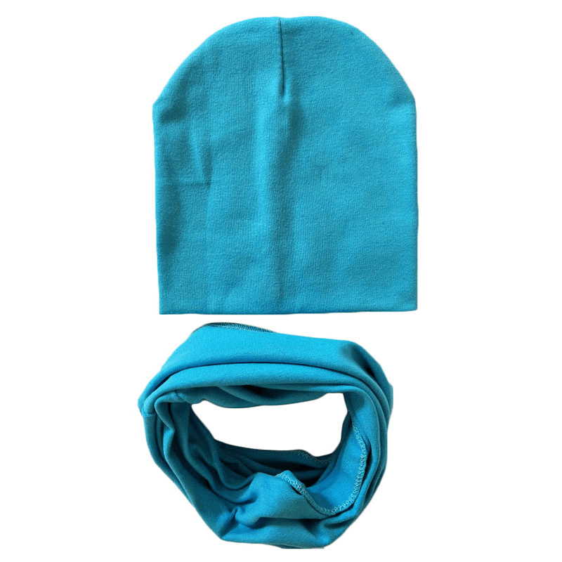 Winter Autumn Baby Boy Girl Hat Scarf Set Newborn Baby Bonnet Soft Cotton Warm Cap Kids Children Beanie Casquette Enfant - MRSLM