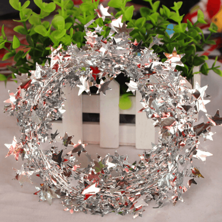 5M Christmas Xmas Tree Decoration Star Rattan Ornament - MRSLM
