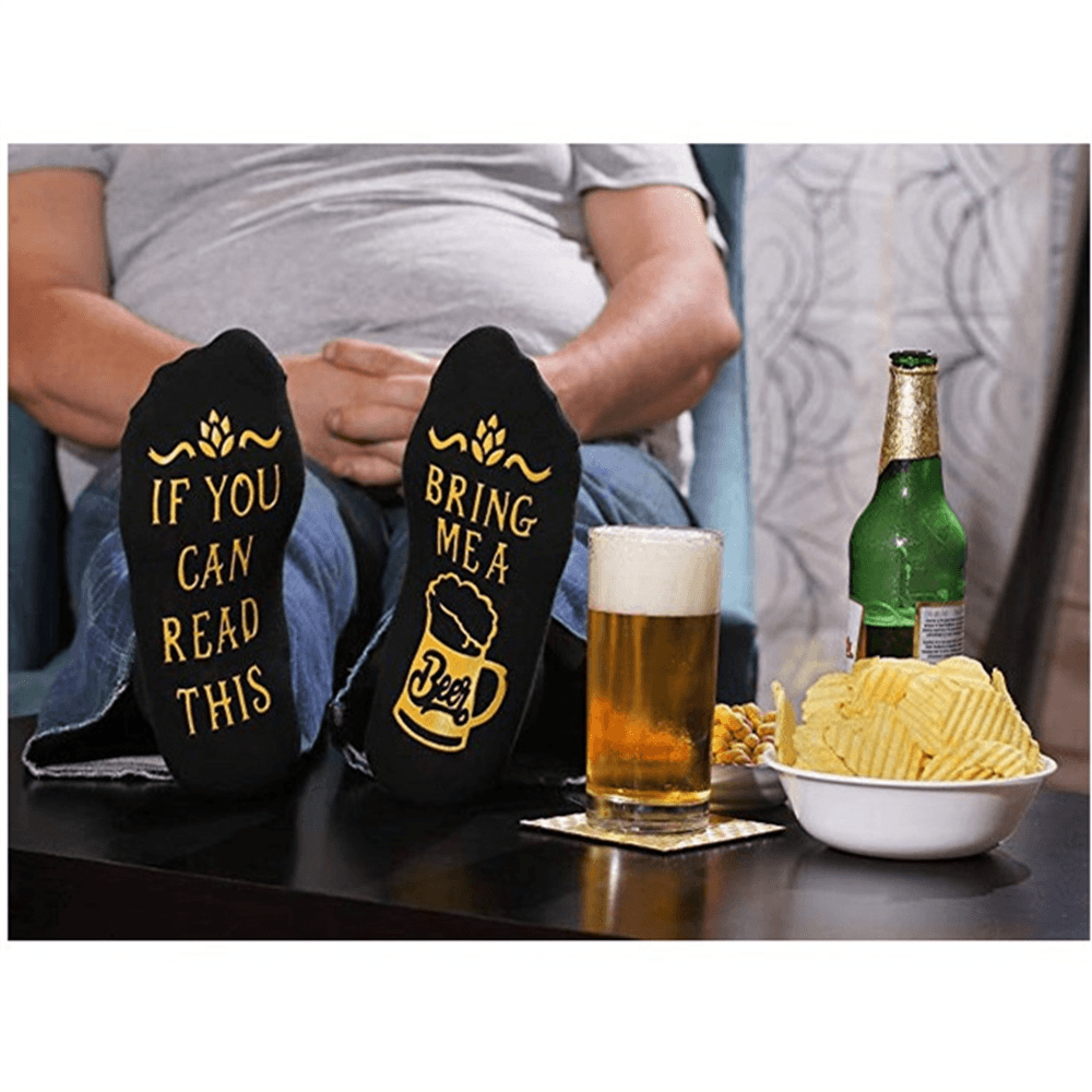 BEER Dispensing Black Socks with Small Ears - MRSLM