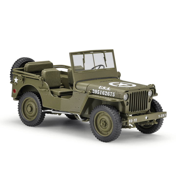 Jeep 1941 Willys Mb Simulation Alloy Car Toy - MRSLM