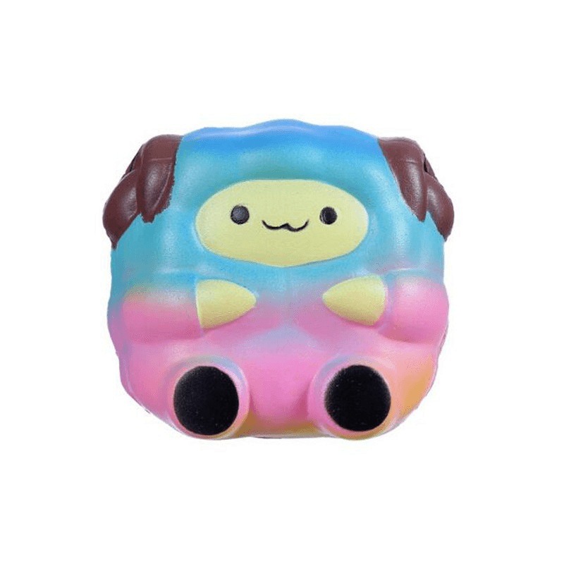 Jumbo Sheep Squishy Cute Galaxy Rainbow Soft Alpaca Slow Rising Scented Toy Gift - MRSLM