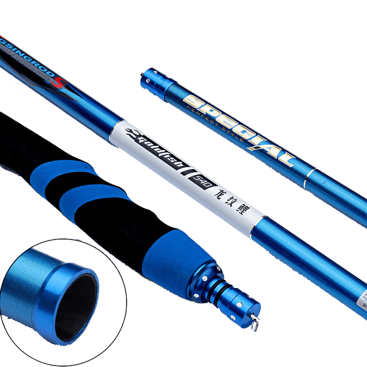 ZANLURE LW-01 Full Carbon Fiber Ultralight Ultra Hard 28 Stream Hand Pole Taiwan Fishing Rod - MRSLM