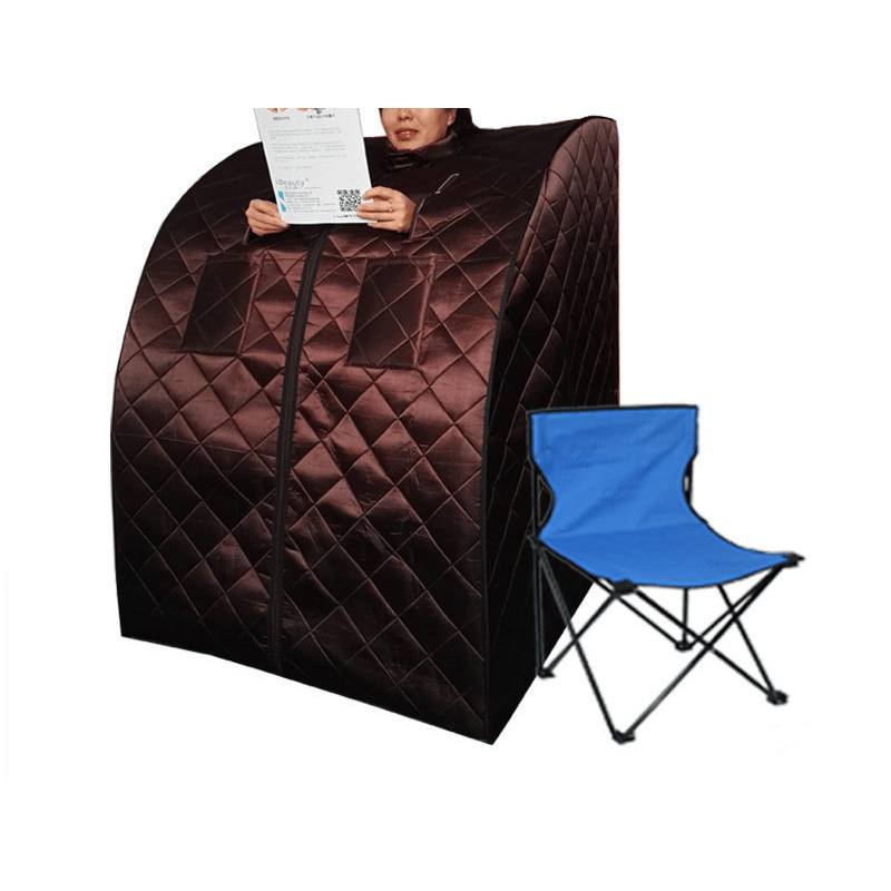 Ibeauty Portable Far Infrared Sauna Room with Folding Chair Bathroom Furniture - MRSLM