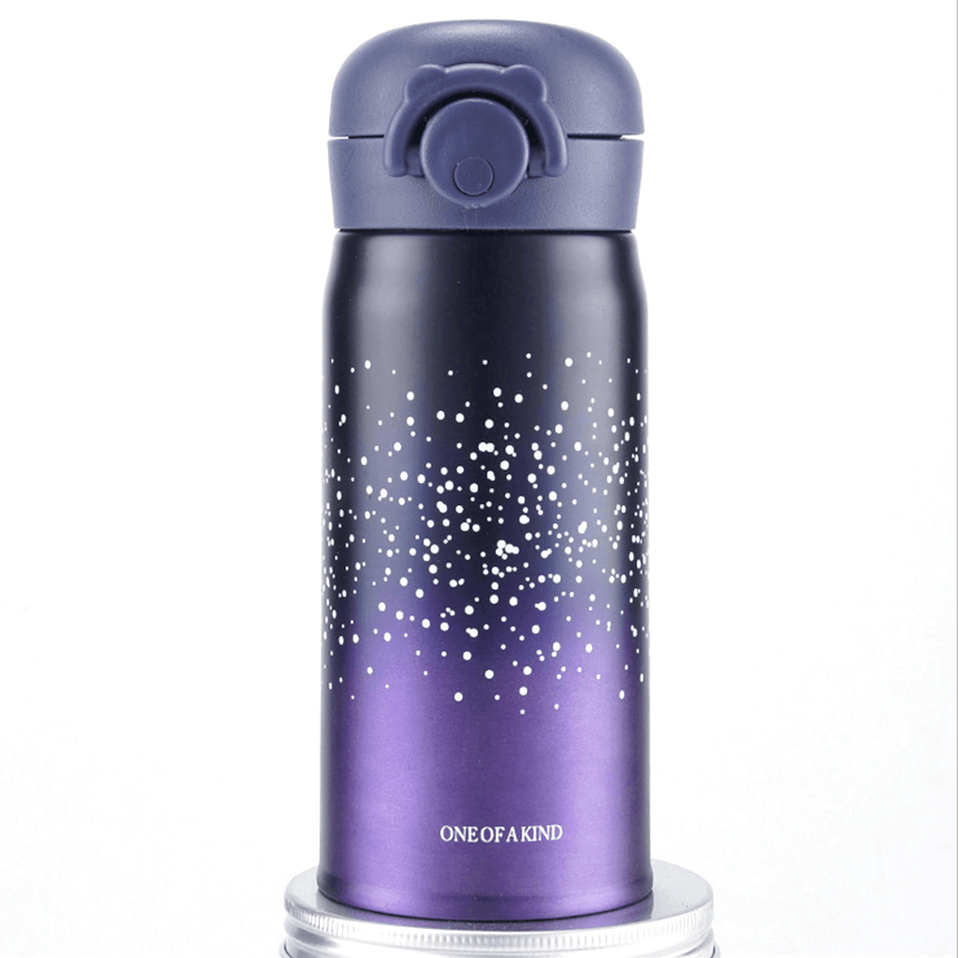 500ML Vacuum Cup Water Drinking Bottle Food Grade Stainless Steel Insulated Thermos Tea Coffee Mug - MRSLM