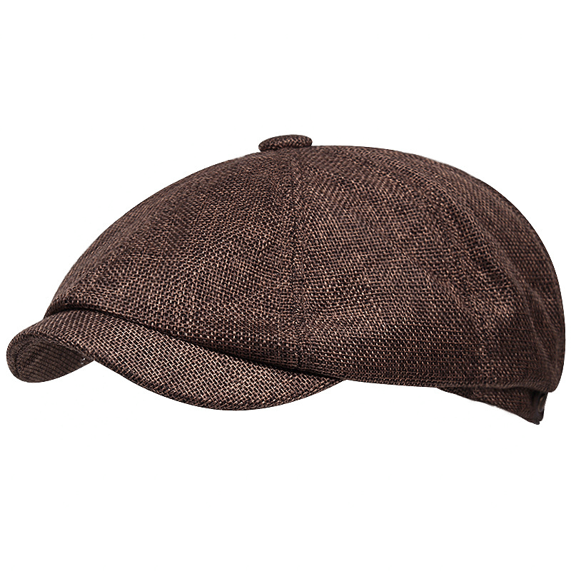 Outdoor Leisure British Big Head Retro Newsboy Beret - MRSLM