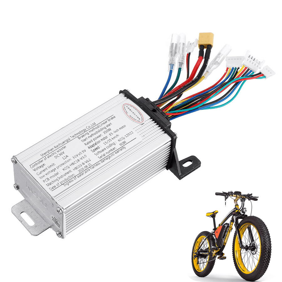 Electric Mountain Bike Motor Controllers Brush Speed Controller for RICH BIT TOP-022 Bicycle - MRSLM
