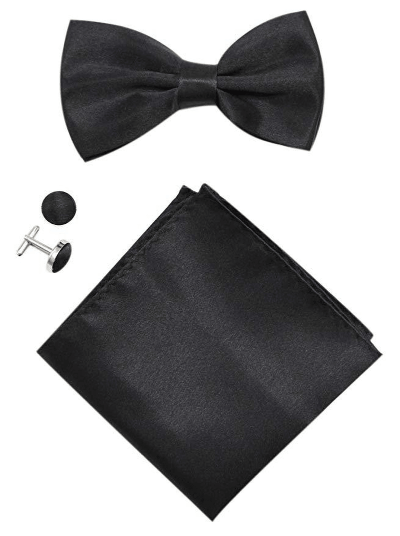 Men'S Scarf and Bow Tie Three-Piece Suit - MRSLM