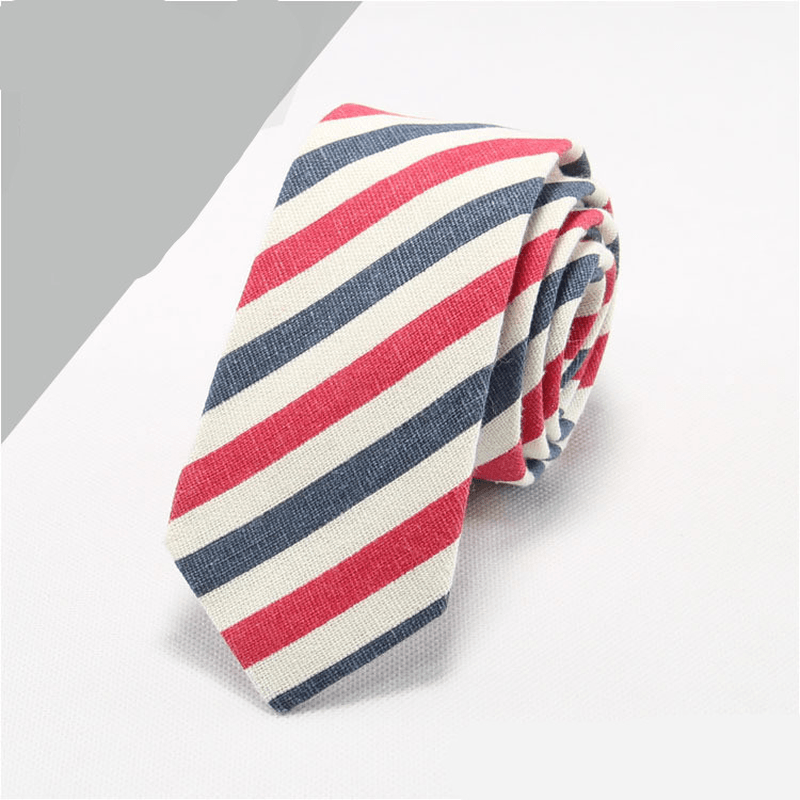 Cotton and Linen Tie Men'S Formal Business Tie - MRSLM