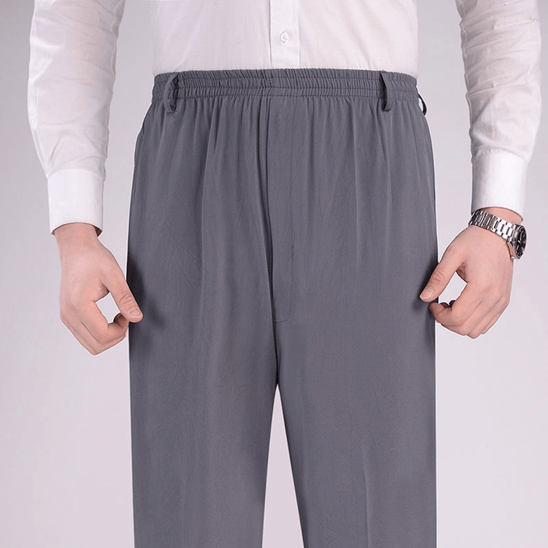 Middle-Aged and Elderly Casual Trousers High Waist - MRSLM