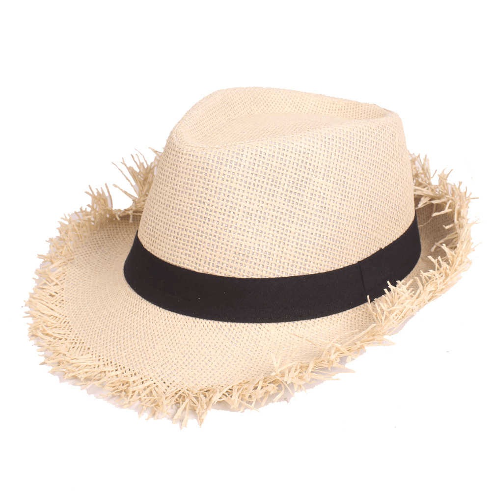 Top Men'S Old Top Hats Straw Hats Summer Sun - MRSLM