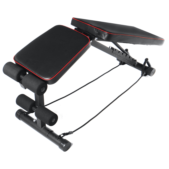 Adjustable Folding Sit up Benches Abdominal Muscle Training Machine Utility Home Gym Fitness Equipment - MRSLM