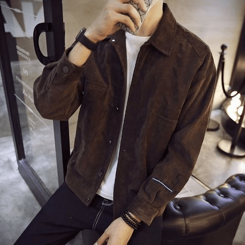 New Coat Jacket Men'S Spring and Autumn 2018 Korean Version of the Trend of Students - MRSLM