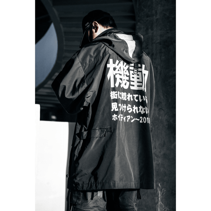 Loose Trendy Brand Hooded Reflective Functional Jacket Trend - MRSLM