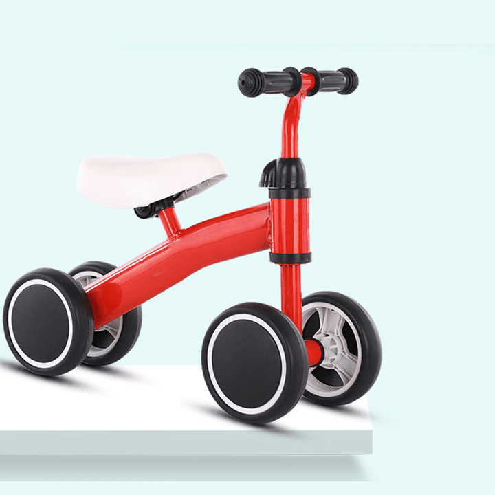 4 Wheel Toddler Kids' Tricycle Baby Kids Push Scooter Walker Bicycle for Balance Training for 18 Mouths to 2/3/4/5 Year Old Boys&Girls - MRSLM