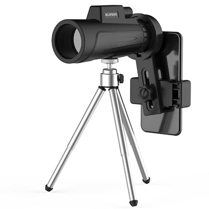 Ipree® 12X50 Monocular HD Full Optic BAK4 Lens Day Night Vision Waterproof Telescope+Phone Holder+Tripod - MRSLM