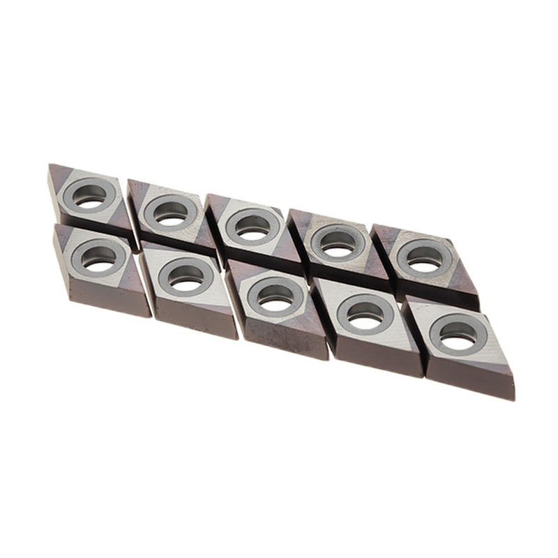 10Pcs DCMT11T0304 VP15TF Cemented Carbide Inserts for Stainless Steel - MRSLM
