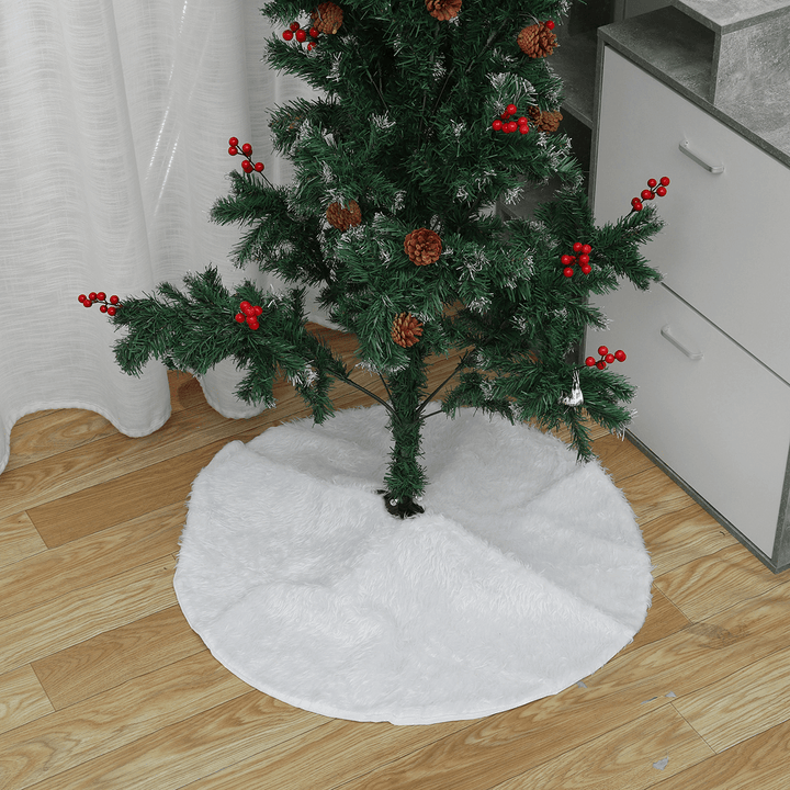 35/48Inch Christmas Tree Dress Skirt Decor Carpet Xmas Decoration for 2020 Christmas Party Decoration Ornament - MRSLM
