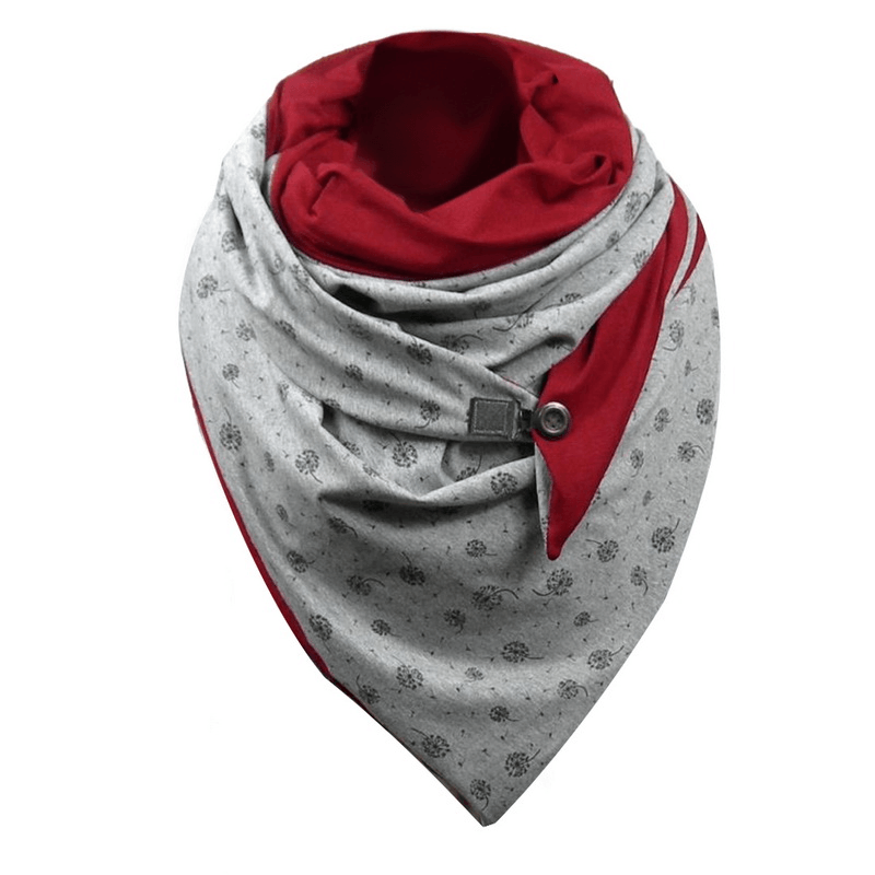 Padded warm printed shawl scarf, view 28 - MRSLM
