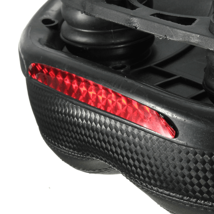 Wide Big Bum Road MTB Bike Saddle Bike Bicycle Seat Cushion Shockproof and Reflector - MRSLM