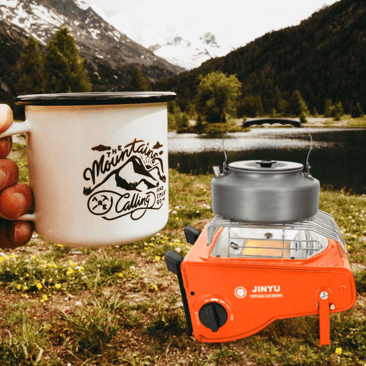 Multi-Purpose Winter Heater Portable Gas Heater Outdoors Hiking Camping Picnic Cooker Stove Fishing Iron Heater - MRSLM