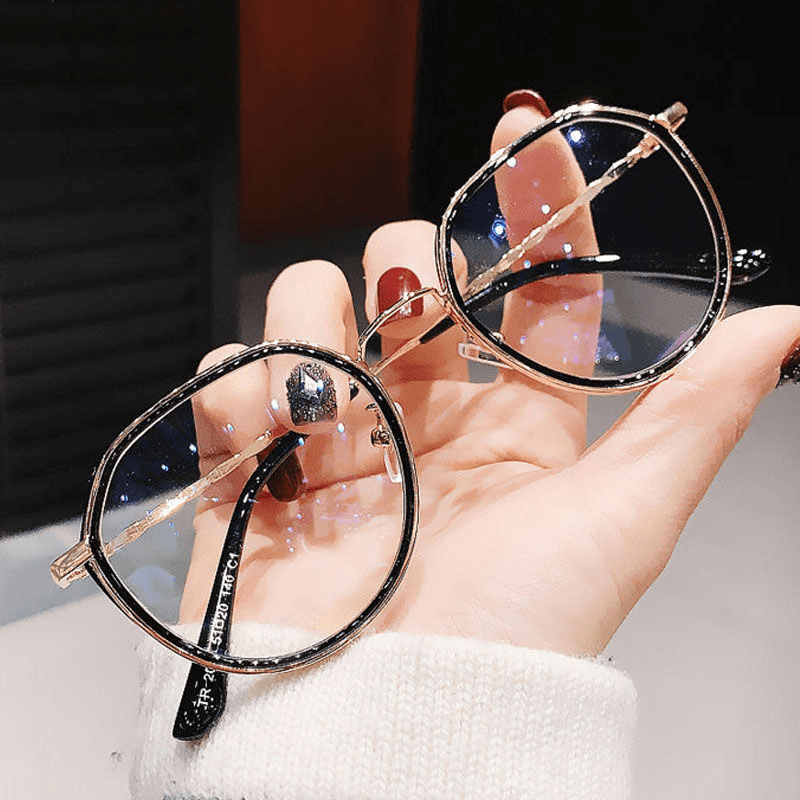 The New Polygonal Anti-Blue Light Glasses Frame Korean Version - MRSLM