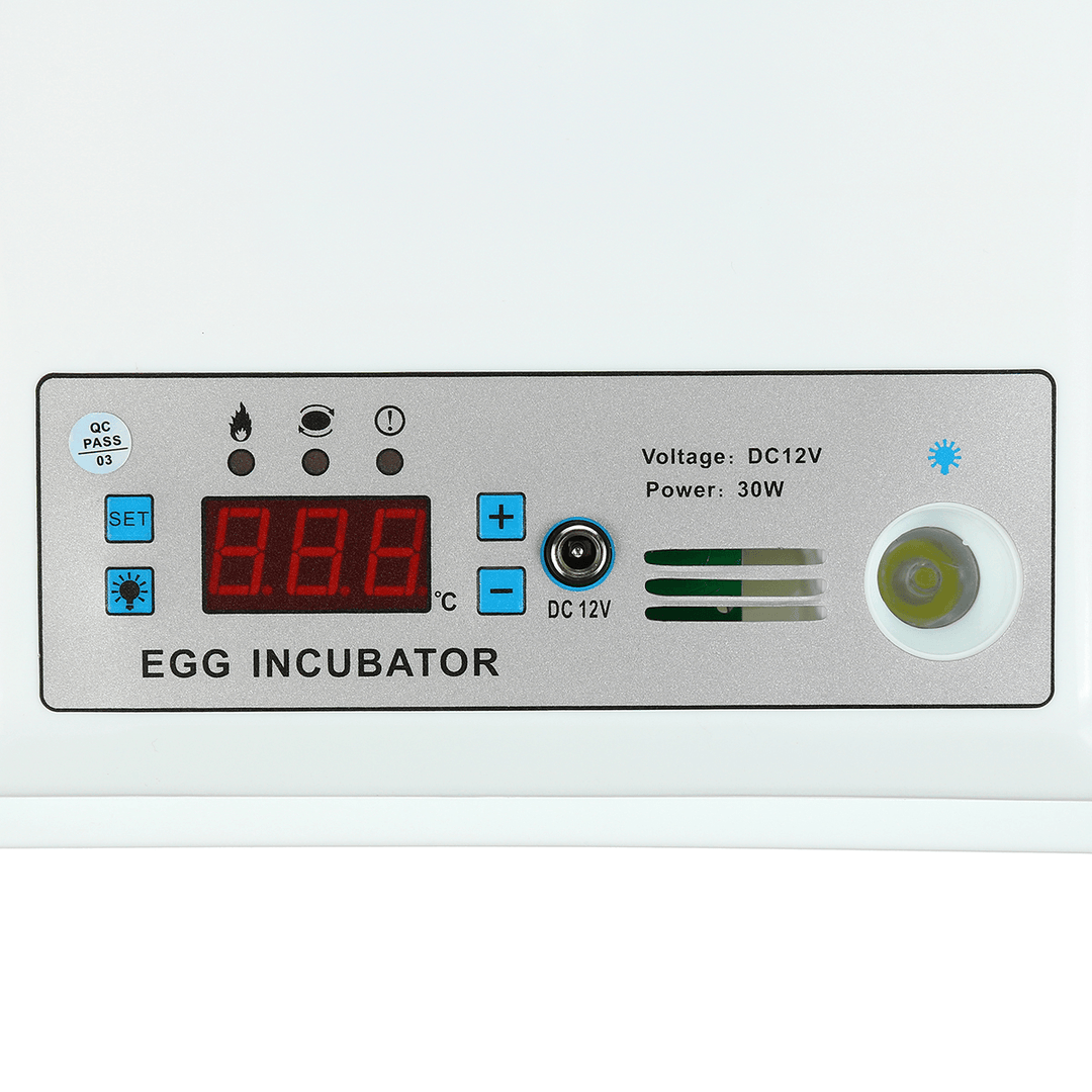 16 Eggs Egg Incubator Fully Automatic Incubators Intelligent Temperature Control Chicken Duck Goose Bird Eggs Digital Hatcher - MRSLM