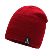 plush knitted winter hat, view 5 - MRSLM
