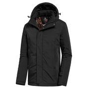 casual long thick hooded coat, view 2 - MRSLM
