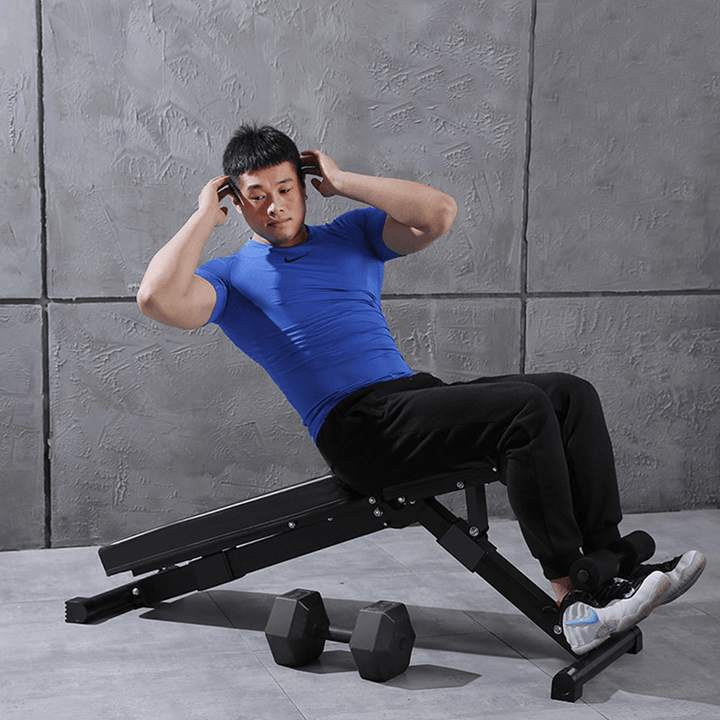 KALOAD Multifunctional Sit up Benches Folding Fitness Sport High-Quality Dumbbell Bench Home Gym - MRSLM
