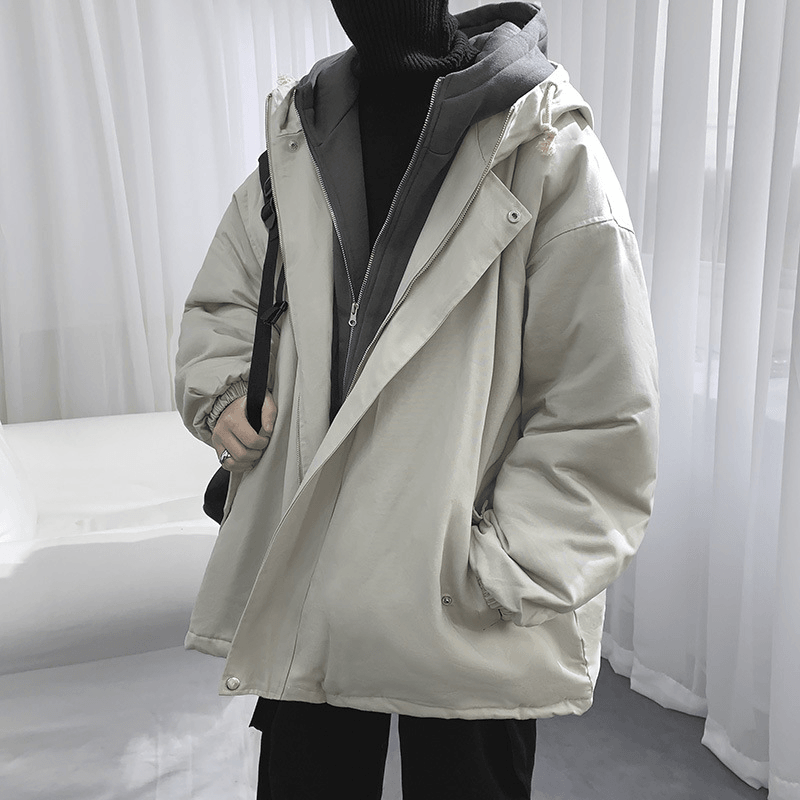 Hong Kong Style Korean Style Loose Thick Workwear Jacket - MRSLM