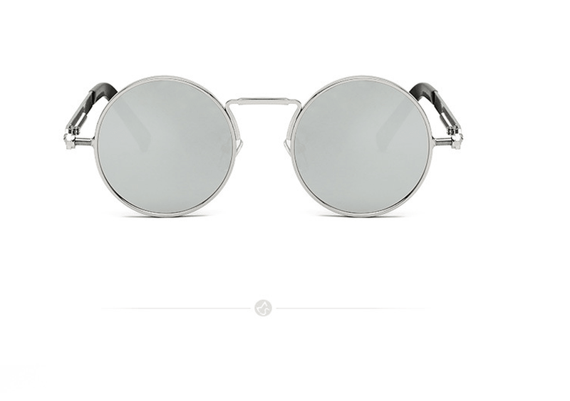 men's retro punk metal sunglasses - MRSLM