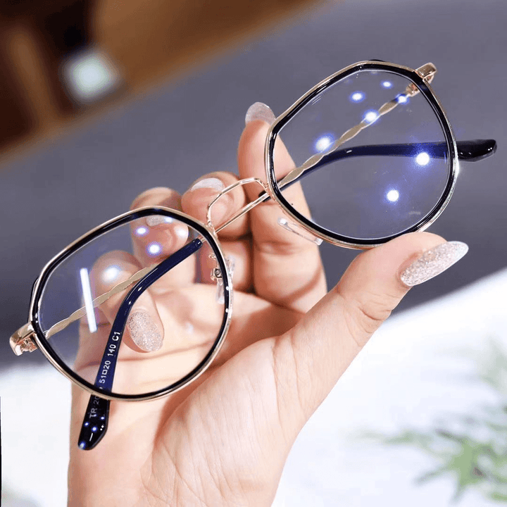 The New Polygonal Anti-Blue Light Glasses Frame Korean Version - MRSLM