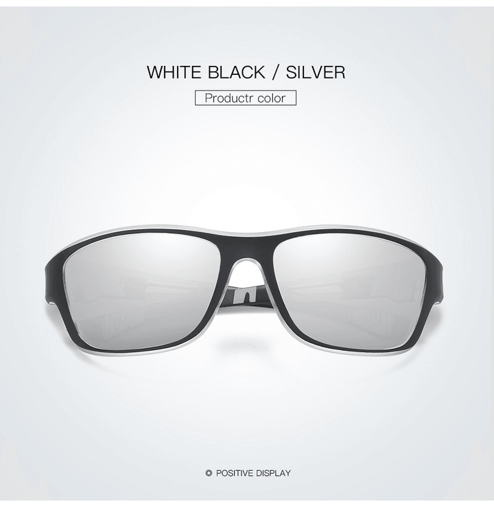 Men'S Polarized Colorful Film Series Glasses, Dust-Proof Mirror, Cycling Mirror Sunglasses - MRSLM