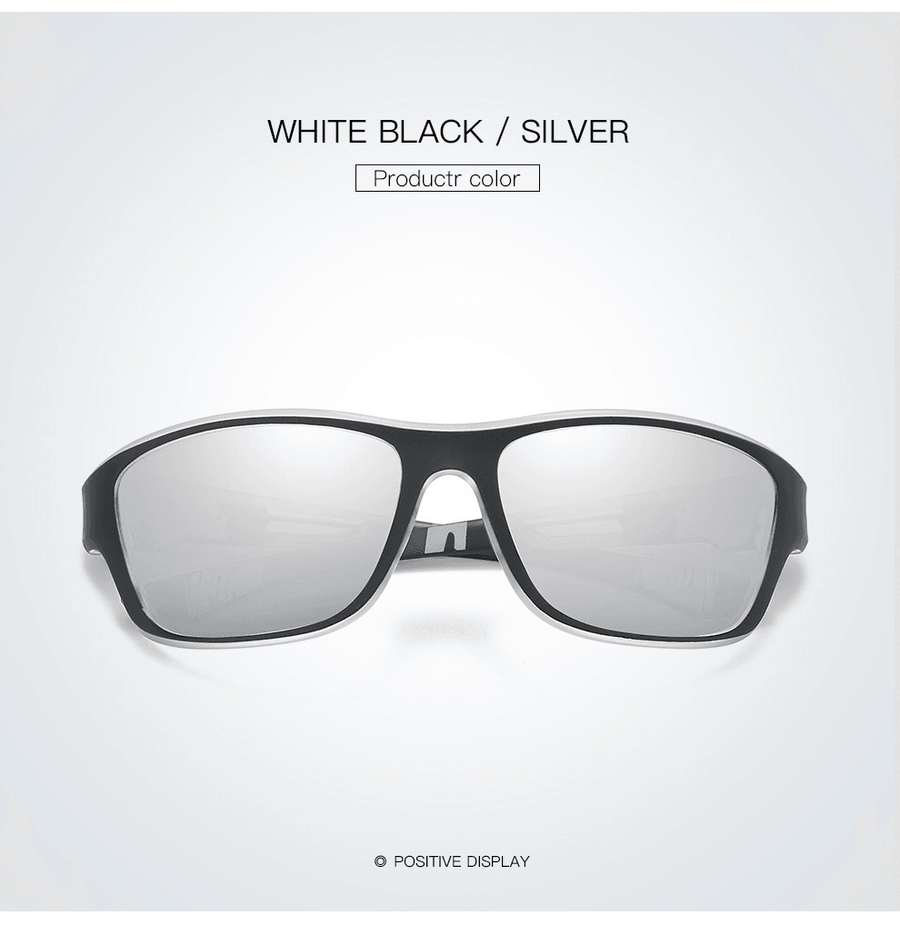 Men'S Polarized Colorful Film Series Glasses, Dust-Proof Mirror, Cycling Mirror Sunglasses - MRSLM