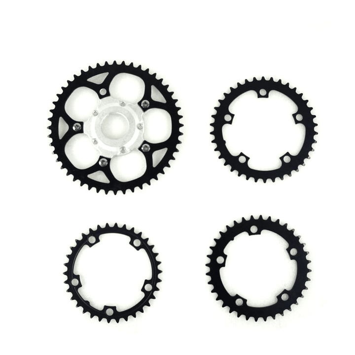 34T 38T 42T 44T 52T Bike Chainring Bike Mid Central Motor Single Chain Ring Cycling Bicycle Accessories - MRSLM