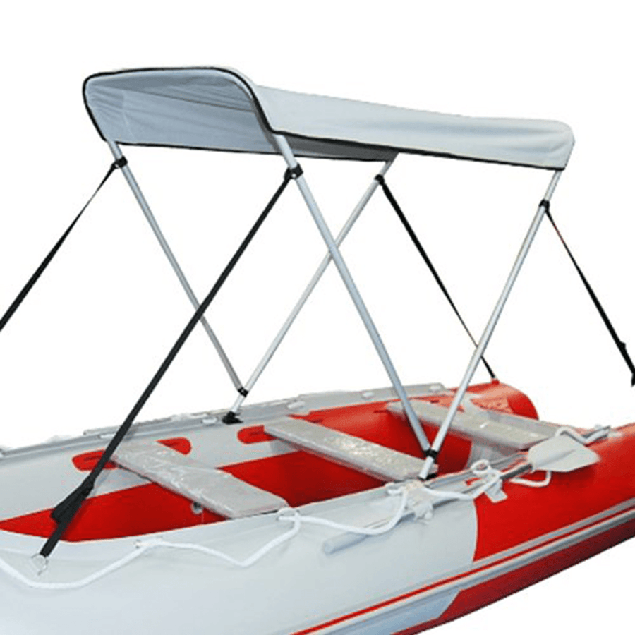 Waterproof Boat Bimini Top Folding Canopy Aluminium Alloy Rear Ship UV Tent Sunshade - MRSLM