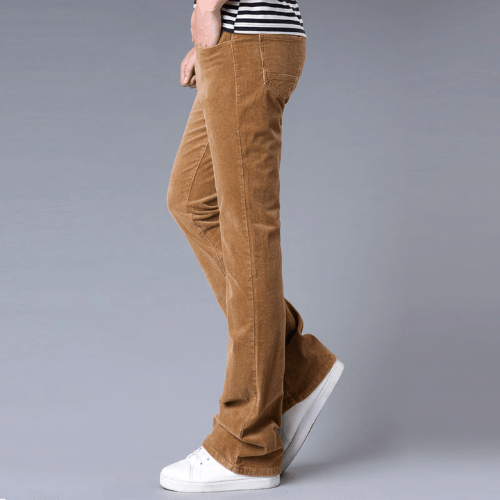 Korean Style Stretch Slim Flared Pants - MRSLM