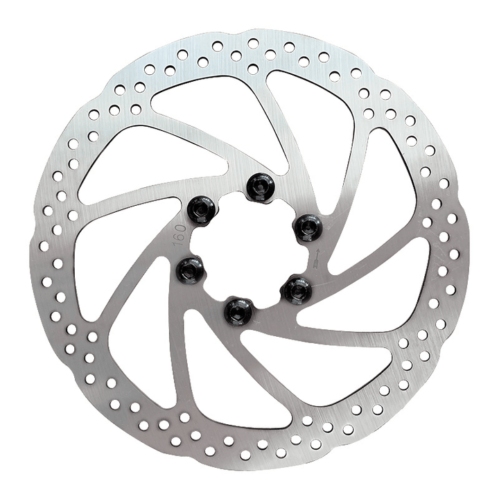 1PCS 160Mm Stainless Steel Brake Disc for CMSBIKE F16PLUS Electric Bike Replacement Parts MTB Road Bike Cycling Bicycle Accessories - MRSLM