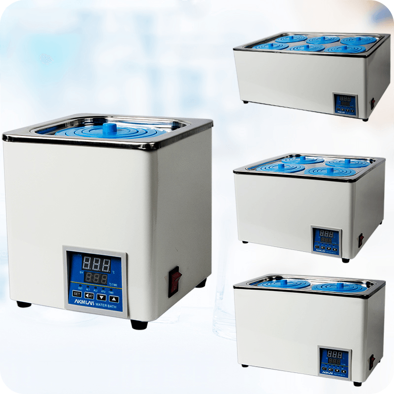 1/2/4/6 Hole 220V Digital Thermostatic Lab Water Bath Selectable Openings Laboratory Electric Water Boiler RT to 99.9℃ 300-1800W - MRSLM