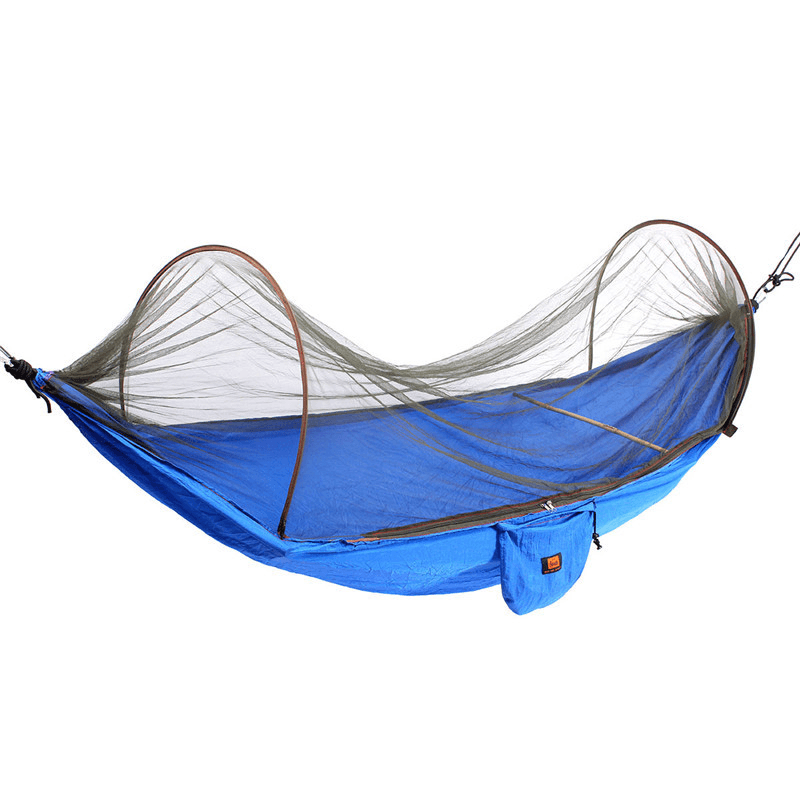 Outdoor Portable Camping Parachute Hammock Hanging Swing Bed with Mosquito Net - MRSLM