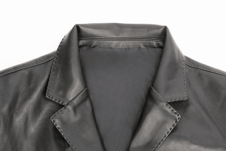 Washed Coat Leather Casual Jacket - MRSLM