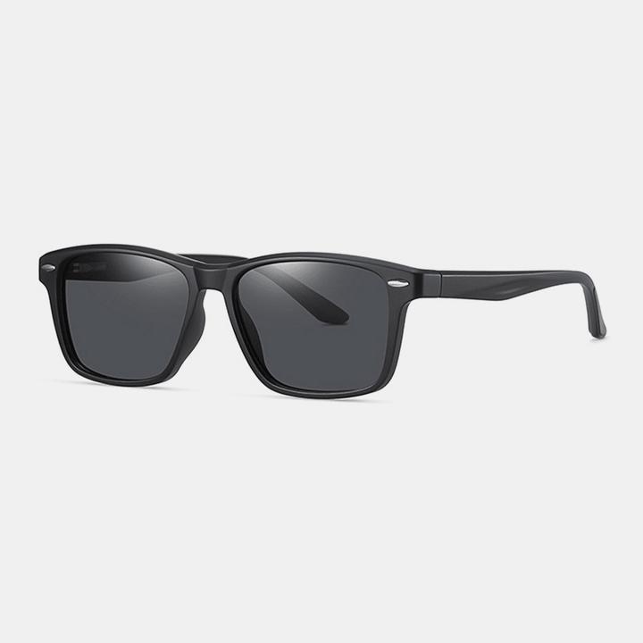 Men Super Light Full Frame Wide Frame Outdoor Vintage Driving UV Protection Polarized Sunglasses - MRSLM