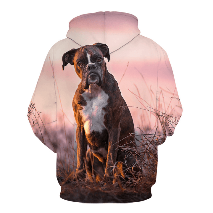 Digital Printed Casual Pullover Hoodie - MRSLM