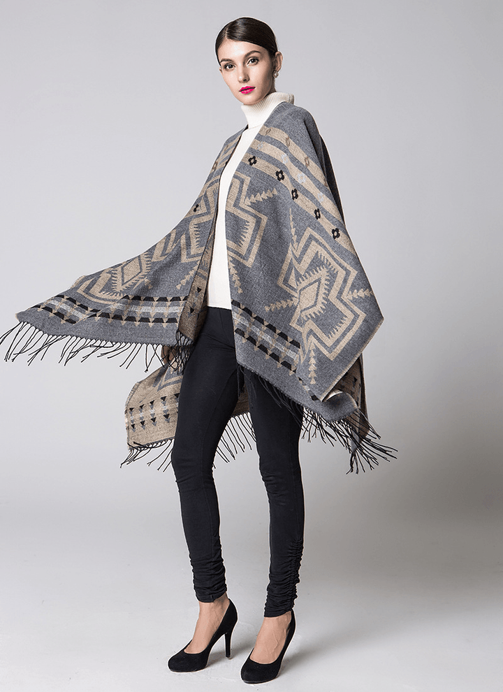 Air Conditioning Blankets, Cashmere Thick Scarves, Warm Cloaks, Travel Ethnic Cloaks for Men and Women - MRSLM